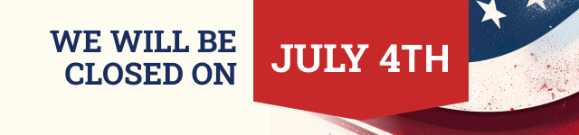  We will be closed on July 4th | Service Street Frisco 